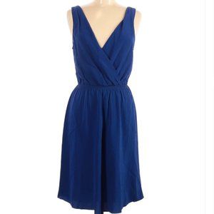 Aritzia Wilfred Silk Blue dress